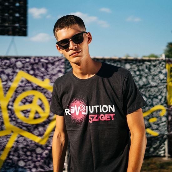 Picture of SZIGET // Men Love Revolution Smiley t-shirt