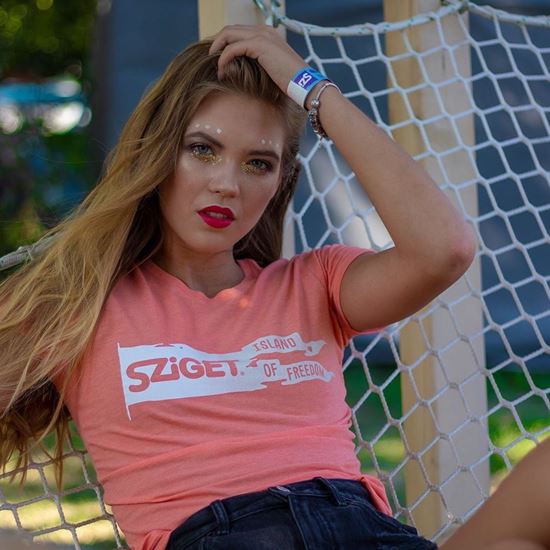 Picture of SZIGET // Lady Flag t-shirt 