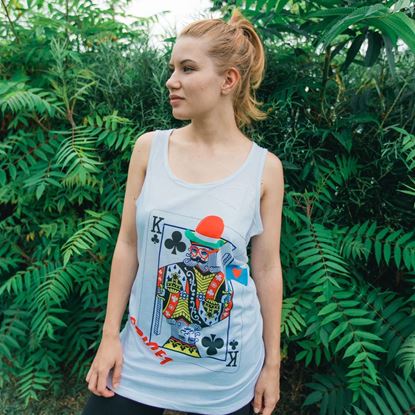 Picture of SZIGET // Lady French card  tanktop