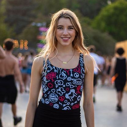 Picture of SZIGET // Lady Picto swimsuit