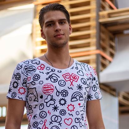 Picture of SZIGET // Men full-printed t-shirt 