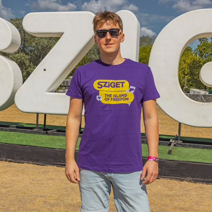 SZIGET // Férfi Fesztiválpóló termékhez kapcsolódó kép